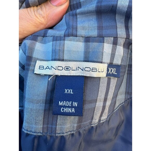 NWT Bandolino Blue Plaid Quilted Vest Plus Size XXL Travel Comfort Streetwear - Picture 6 of 12
